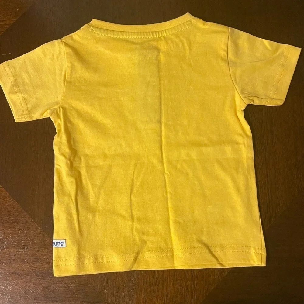 NWOT RuggedButts | Yellow Pocket Henley Tee | 18-24 mo
